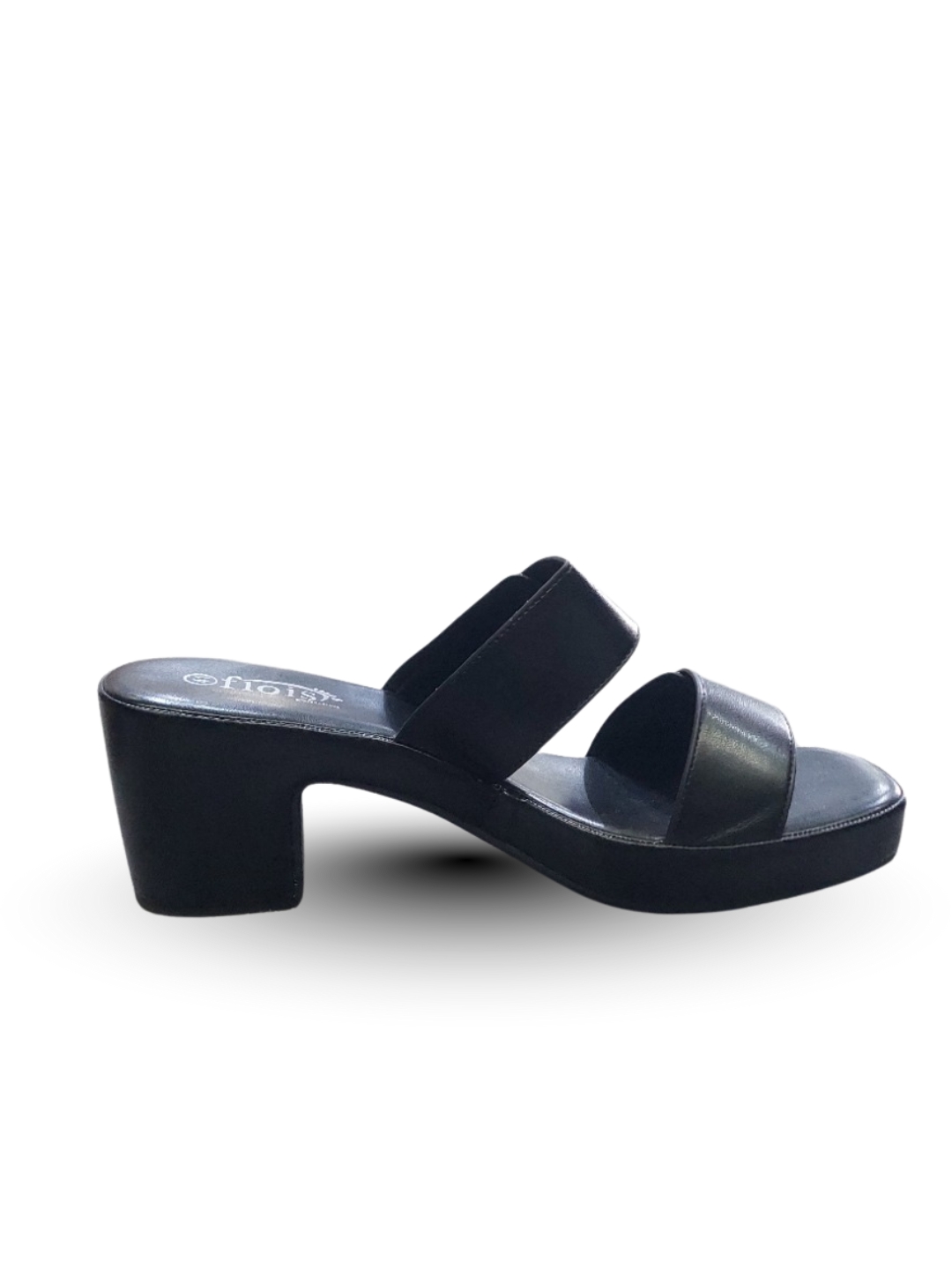 FLOIS Women Double Strap Block Heel Sandals Elegant & Comfortable Heels