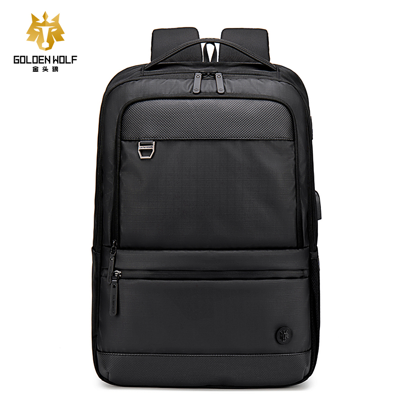GOLDEN WOLF SLIM BACKPACK LAPTOP BAG