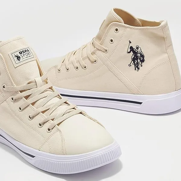 U.S POLO ASSN. SOCRATES HIGH CUT Off White 40
