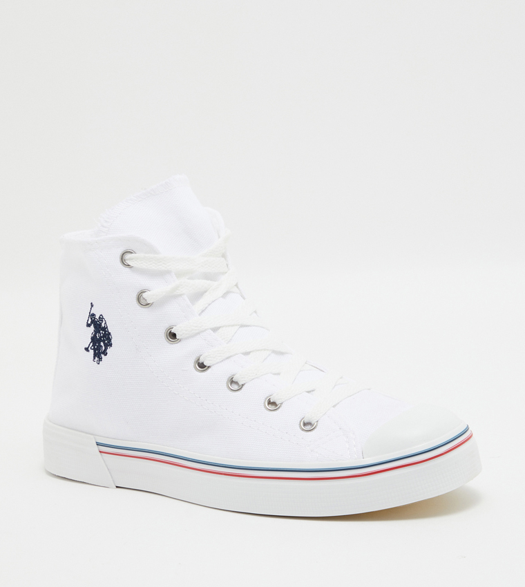 US Polo Assn Penelope High Cut Sneakers White 40