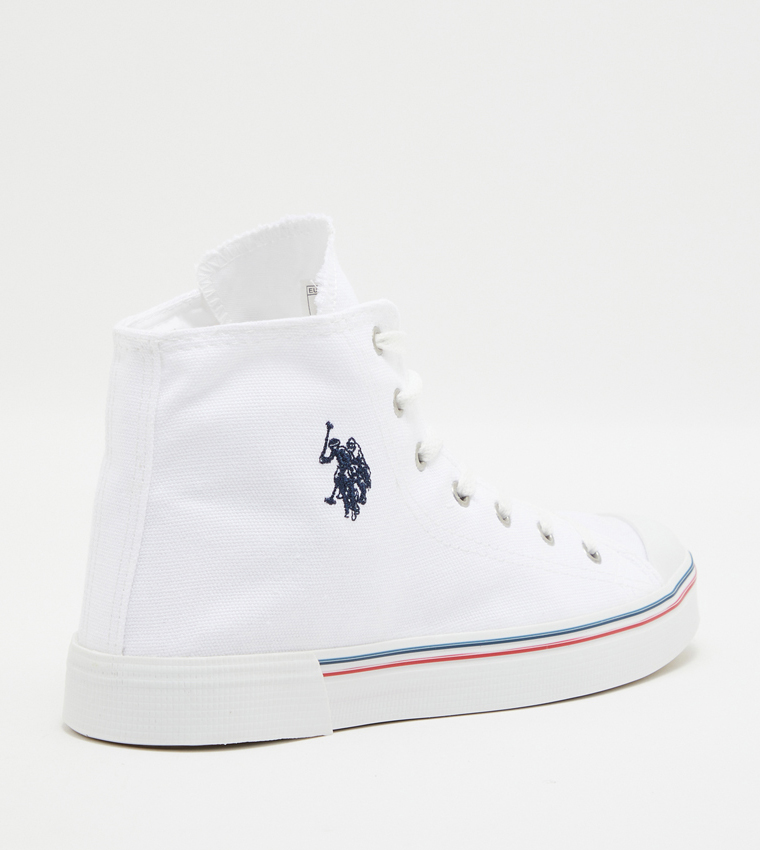 US Polo Assn Penelope High Cut Sneakers White 40