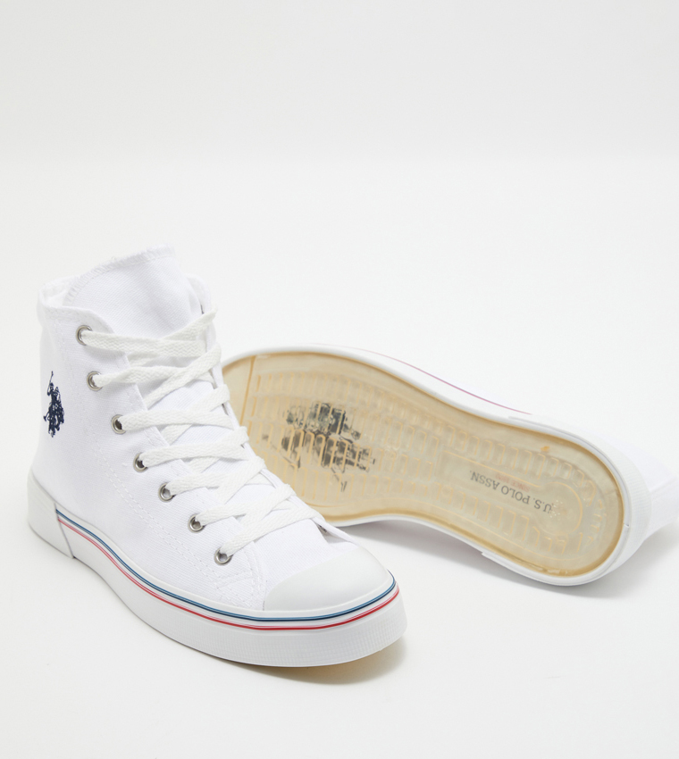 US Polo Assn Penelope High Cut Sneakers White 44