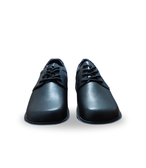 Fit kids Boys Classic School Shoes with laces Black 41