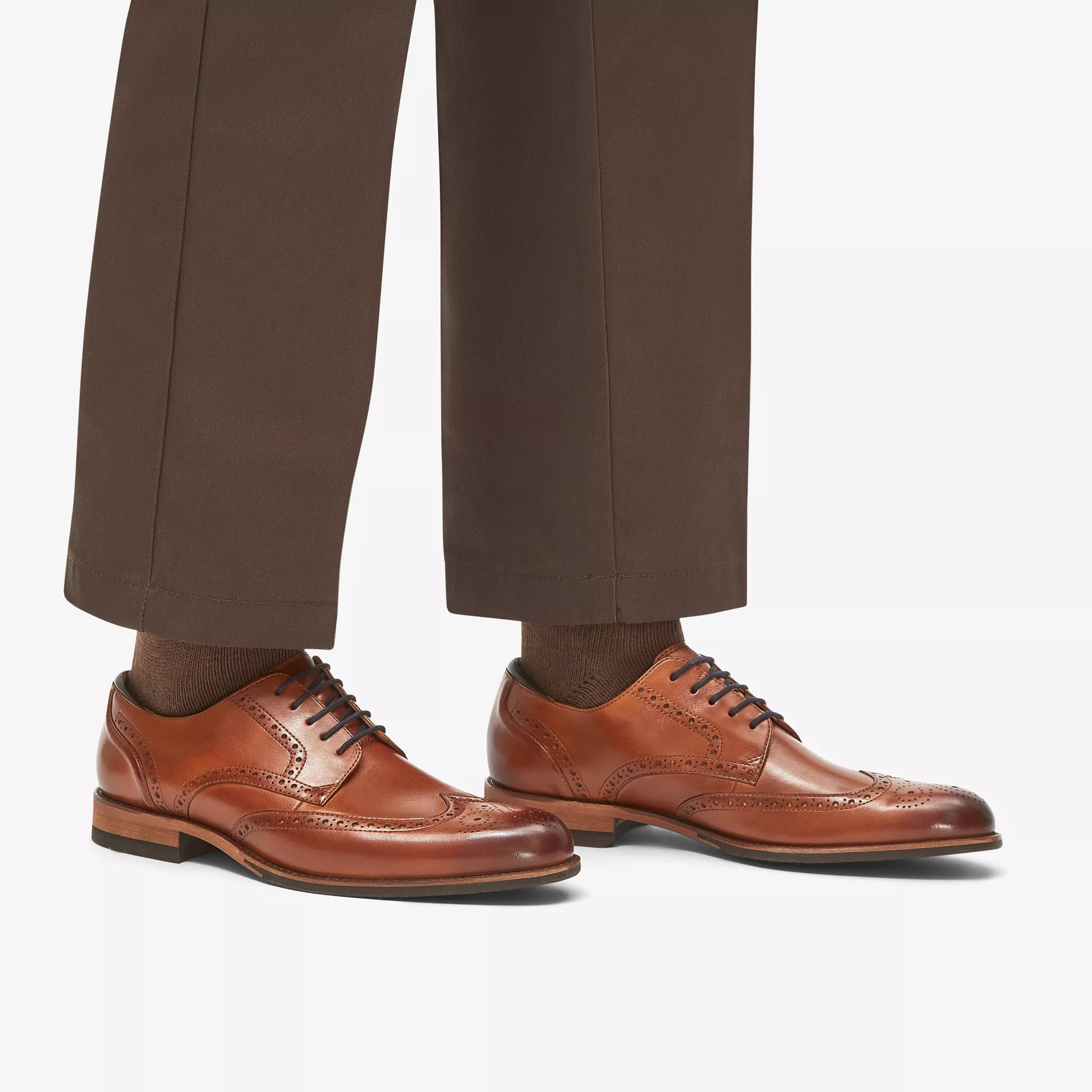 CLARKS BRANDISH LIMIT LEATHER Coffee 41