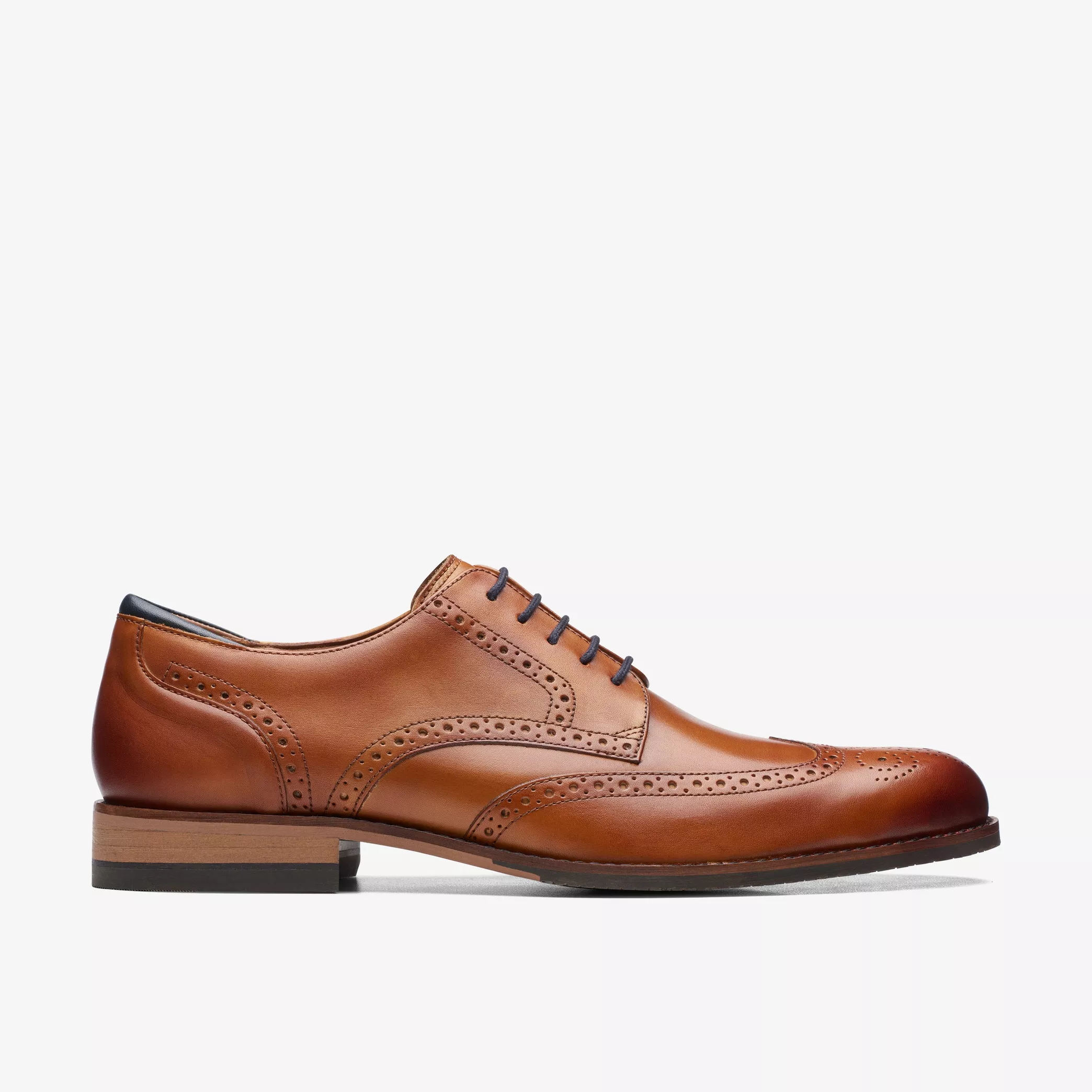 CLARKS BRANDISH LIMIT LEATHER Coffee 43