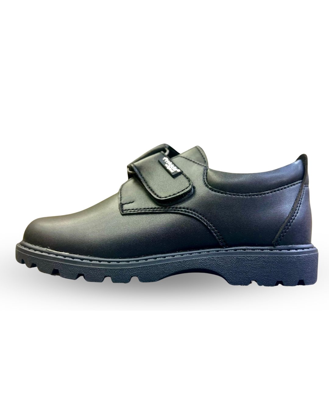 Fitkids Boys School Shoes with adjustable strap Black 34