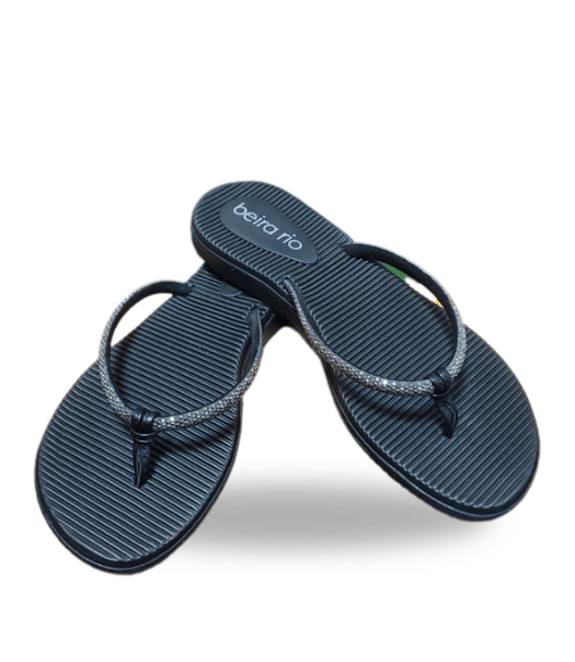 BEIRA RIO TIRA PRONTA STRASS BLACK 38