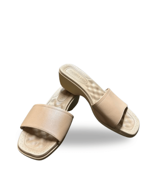 Beira Rio Napa Turim Slip On Sandals Nude 38