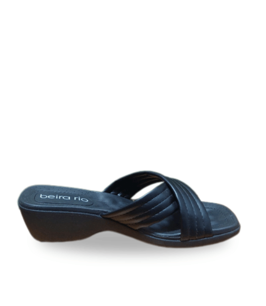 Beira Rio Tira Pronta Sandals Black 39