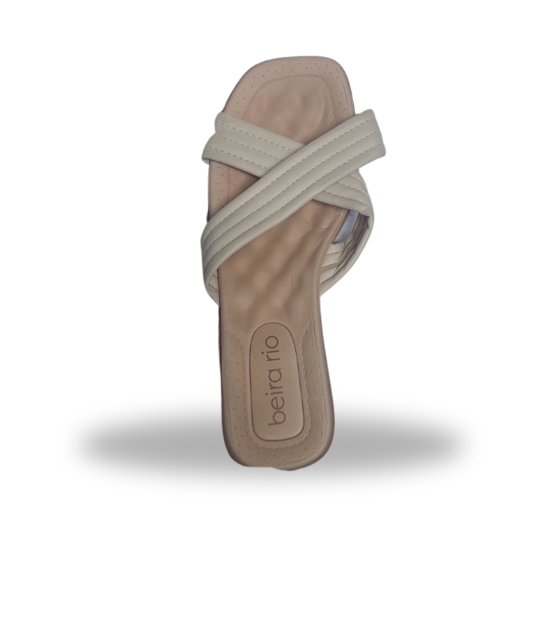 Beira Rio Tira Pronta Sandals Cream 39