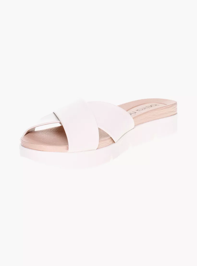 Beira Rio Napa Turim Slip on Sandals Off White 38
