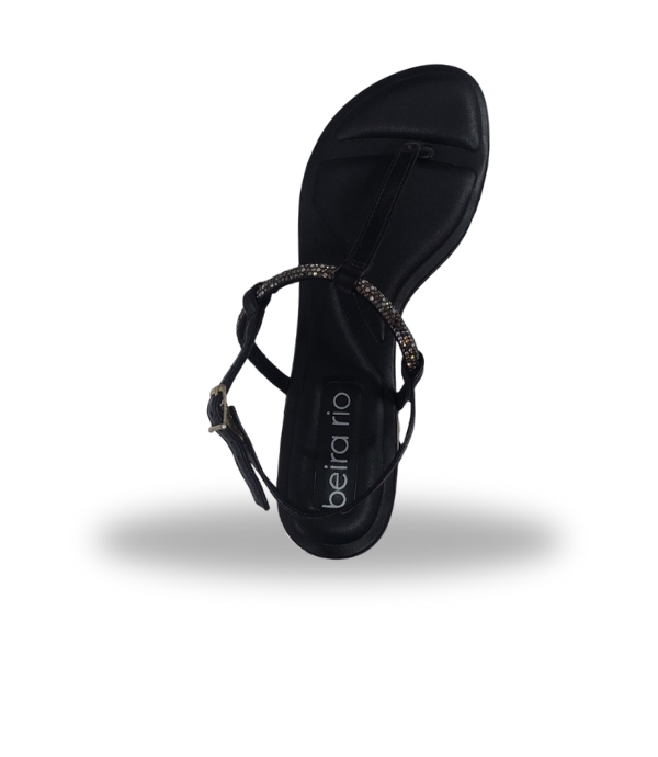 Beira Rio Tira Pronta Glam Aurra with Adjustable Strap