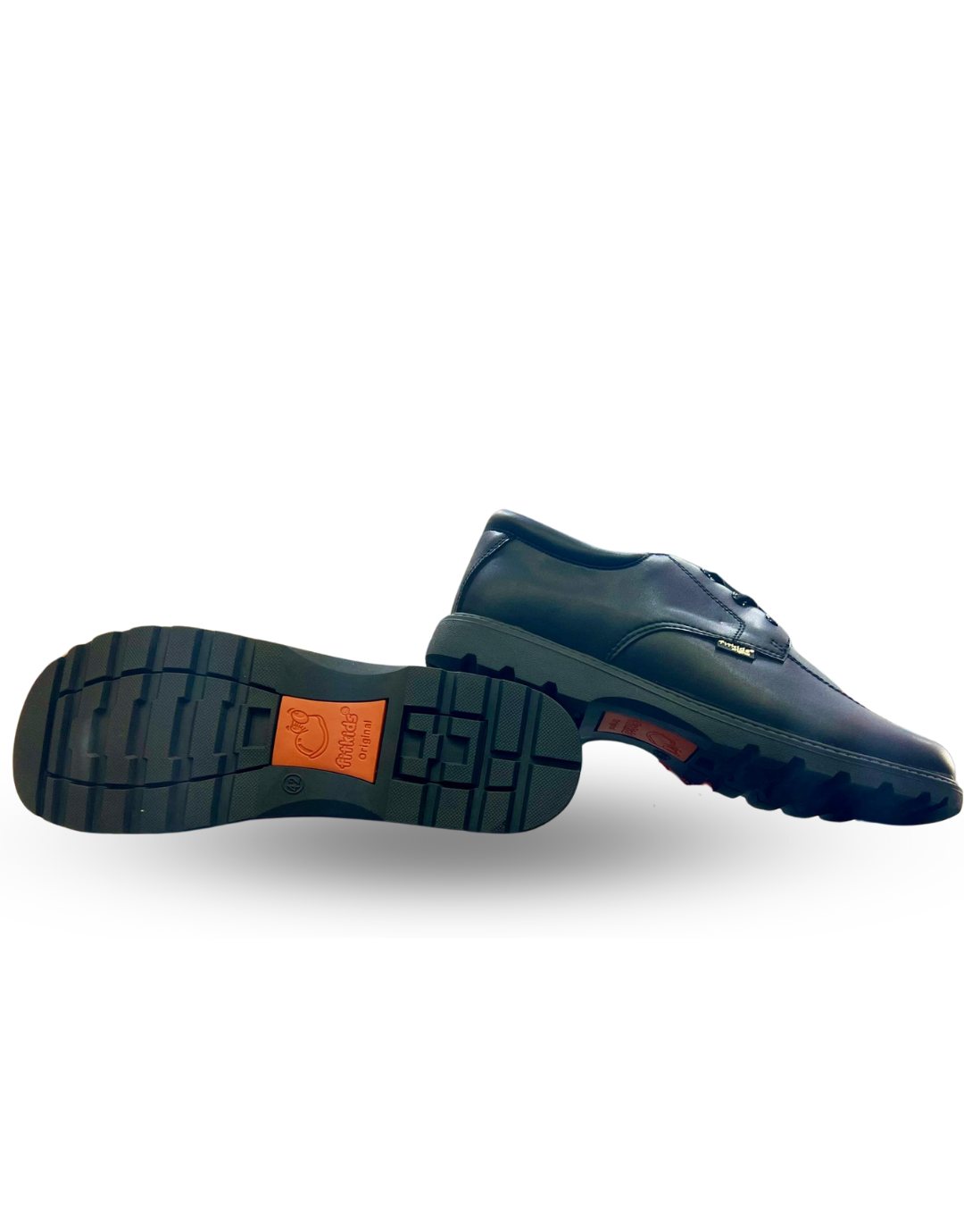 Fitkids Boys Classic School Shoes with Laces Black 35