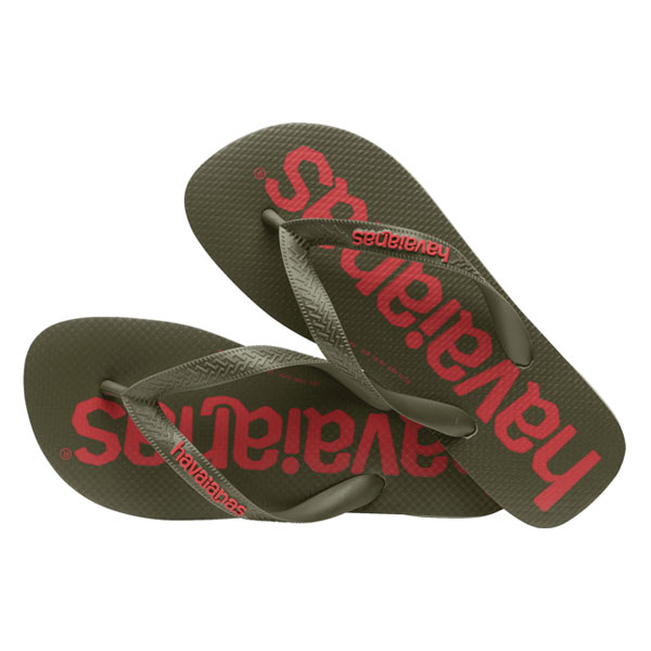 Havaianas Logomania Multi Color Flip flops Green 41/42