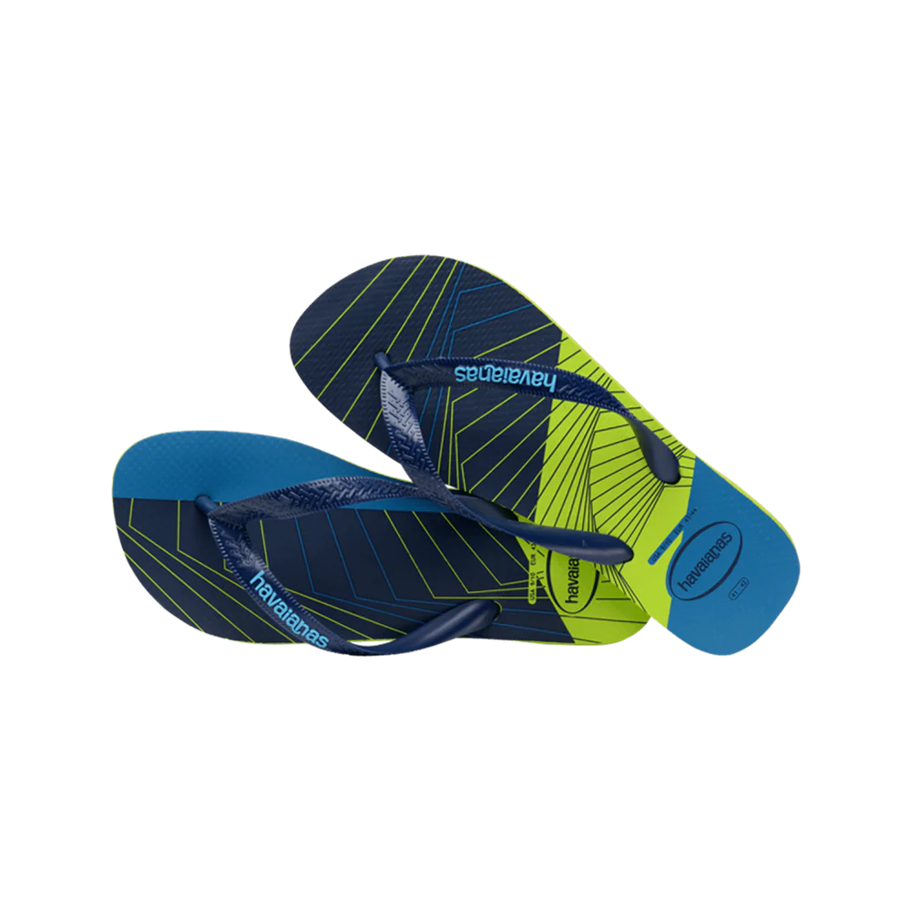 Havaianas Colourful Flip Flops Blue 41/42