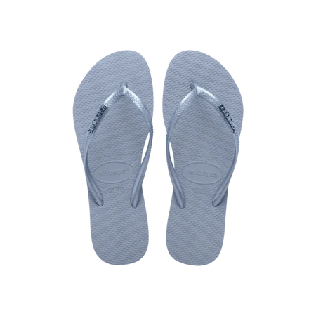 Havaianas Slim Logo Metallic Shiny and Chic Flip Flops for Stylish Days