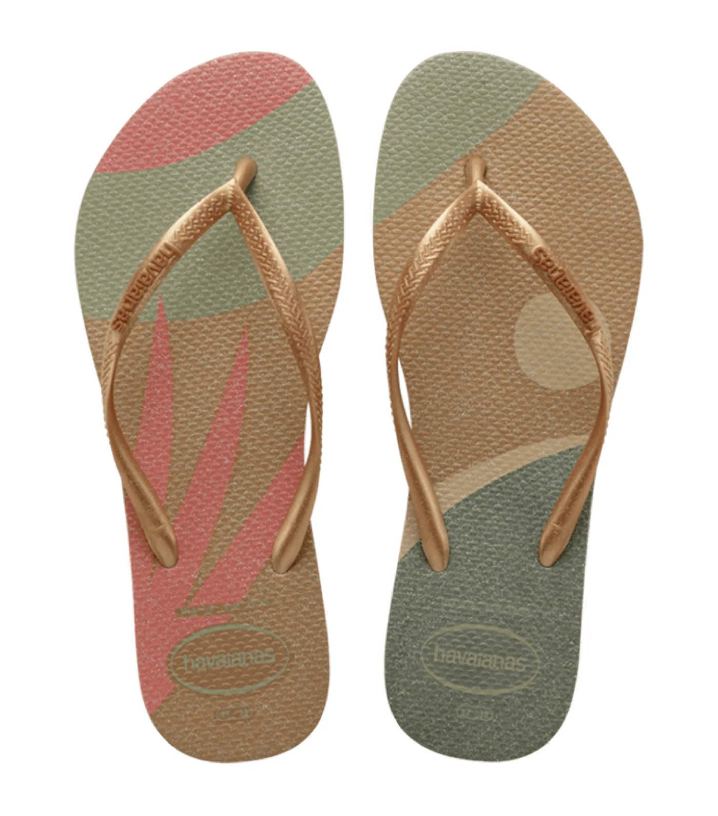 HAVAIANAS Slim Palette Glow Flip Flops for Women | Stylish Summer Sandals