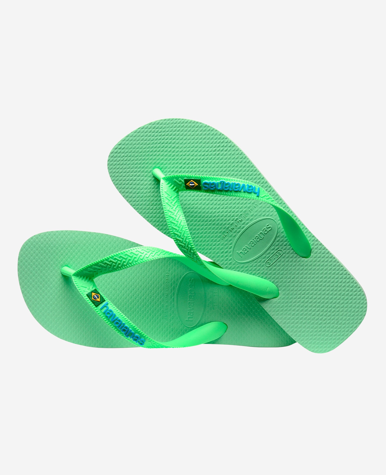 Havaianas Logo Flip Flop Green 41/42