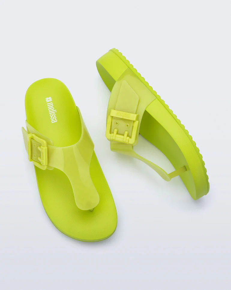 MELISSA COZY FLIP FLOP GREEN 39