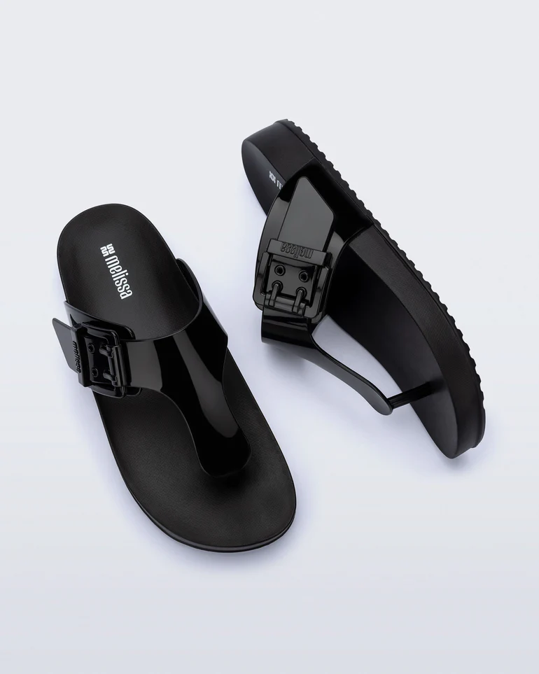MELISSA COZY FLIP FLOP BLACK 35