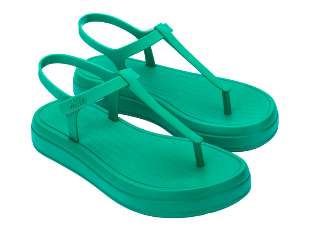 MELISSA SUN LEME PLATFORM GREEN 37