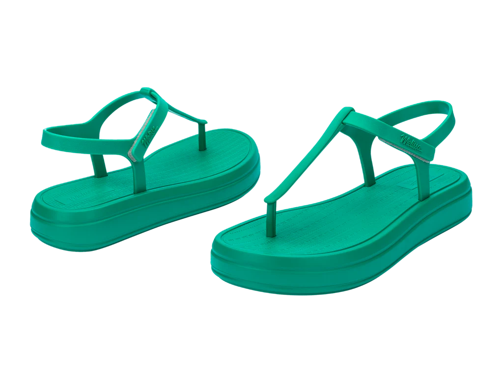 MELISSA SUN LEME PLATFORM GREEN 37
