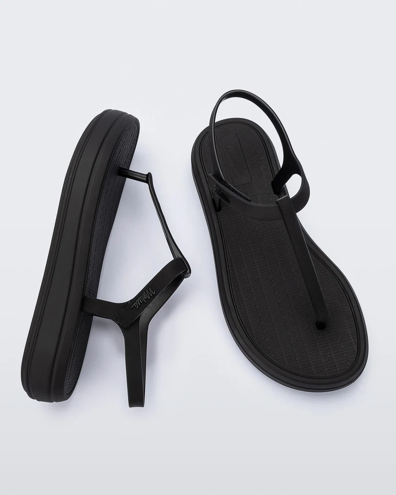 MELISSA SUN LEME PLATFORM BLACK 35
