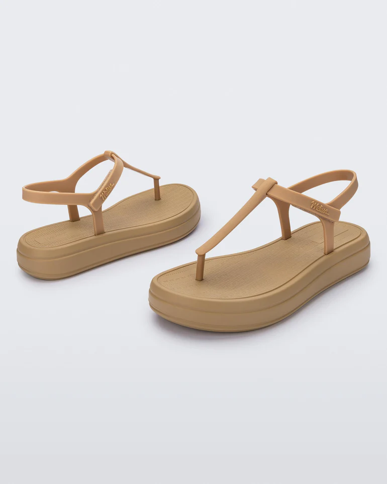 MELISSA SUN LEME PLATFORM BEIGE 41