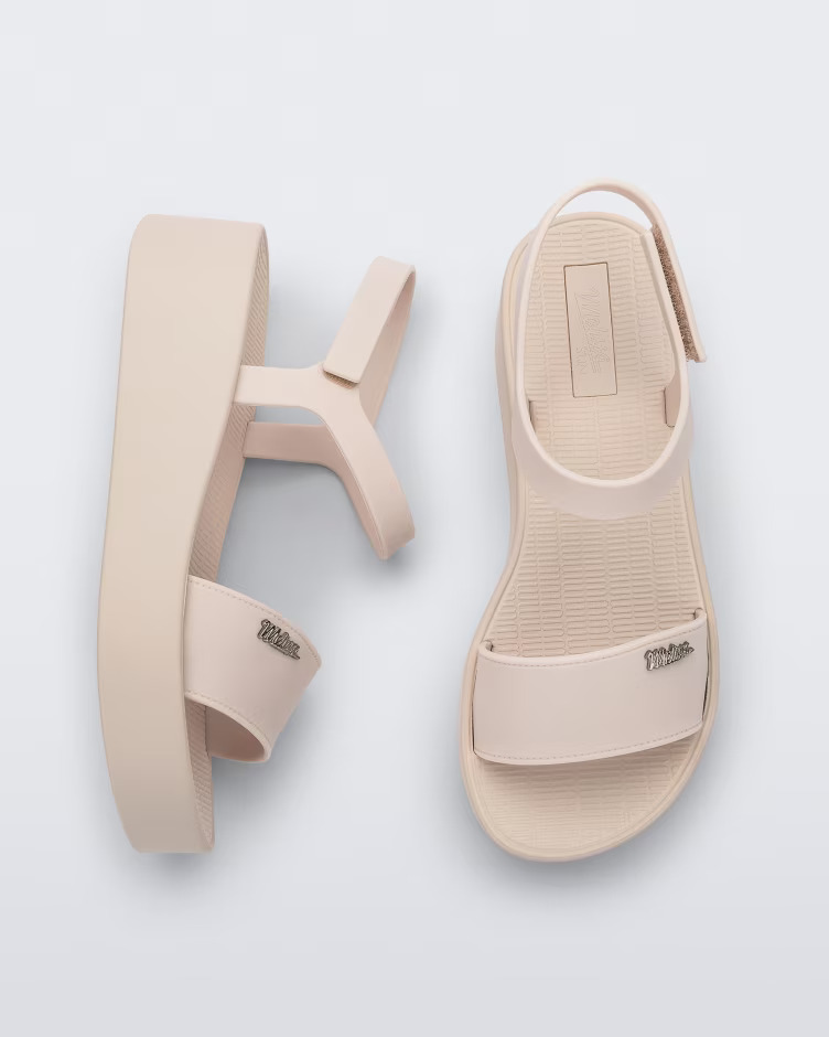 MELISSA SUN LAGUNA PLATFORM BEIGE 40