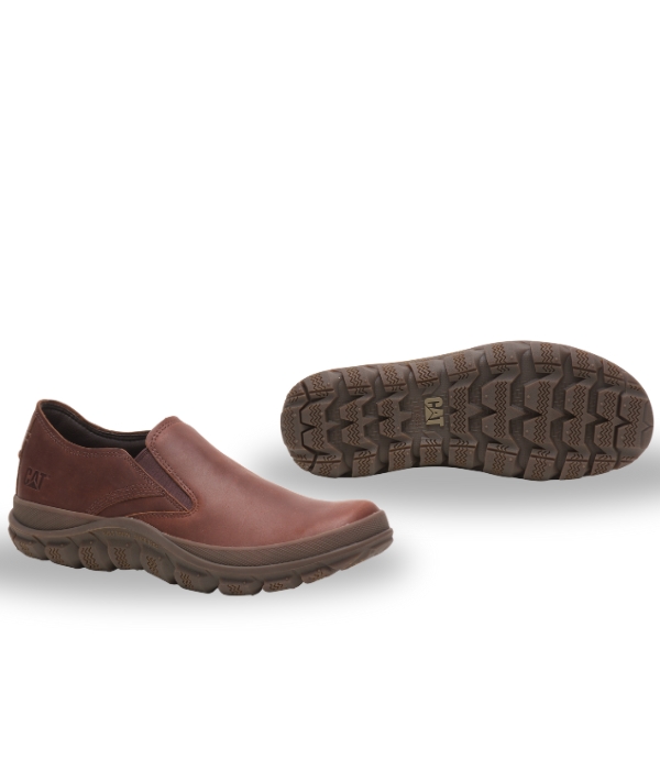 CAT FUSED SLIP ON BROWN 41
