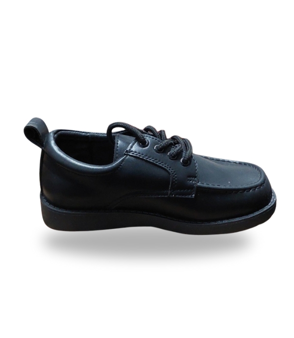 Fitkids Boys School Shoes with Laces Black 40