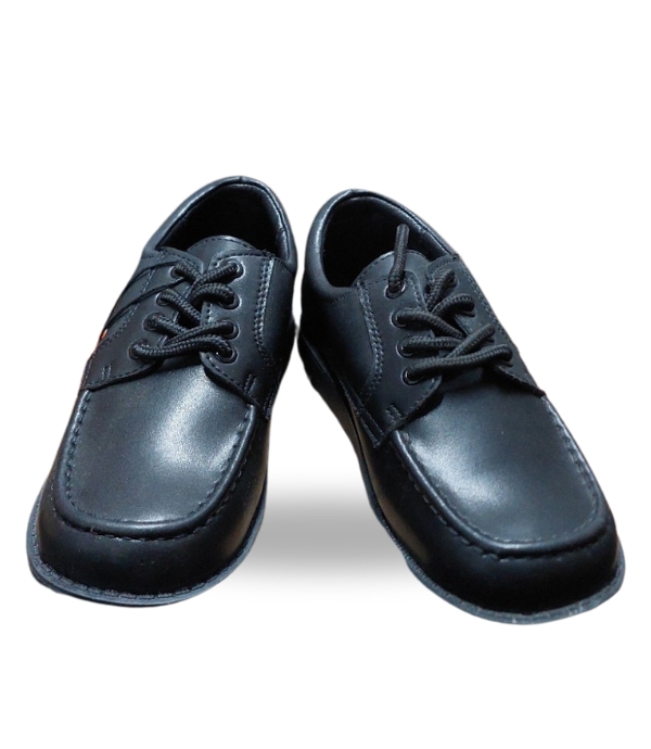 Fitkids Boys School Shoes with Laces Black 40