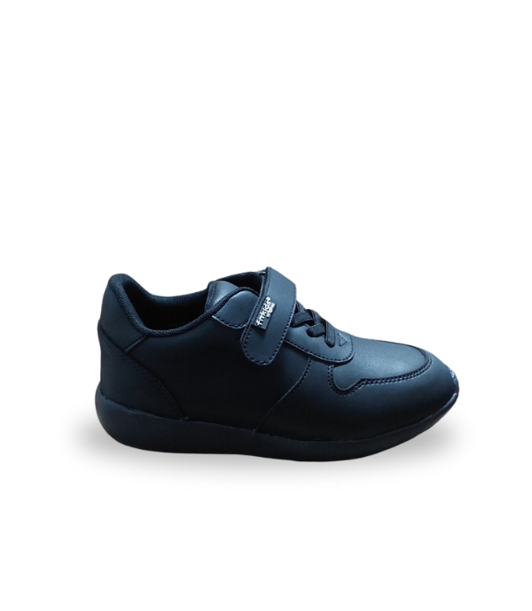 FITKIDS SPORT SCHOOL SHOE WITH LACE AND SCRAP Black 31
