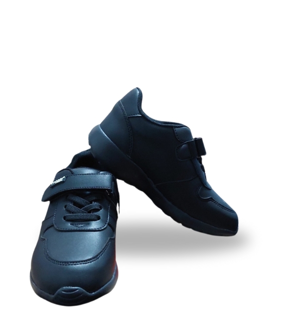 FITKIDS SPORT SCHOOL SHOE WITH LACE AND SCRAP Black 31