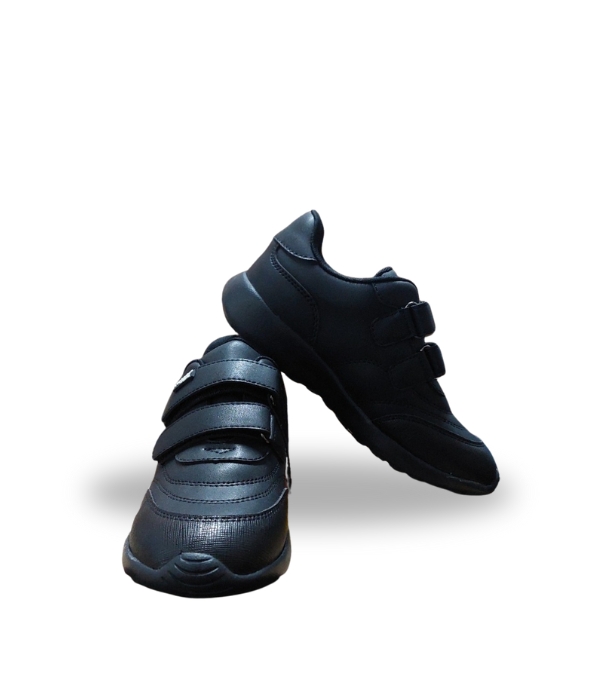 Fitkids Sports School Shoes with double strap Black 33