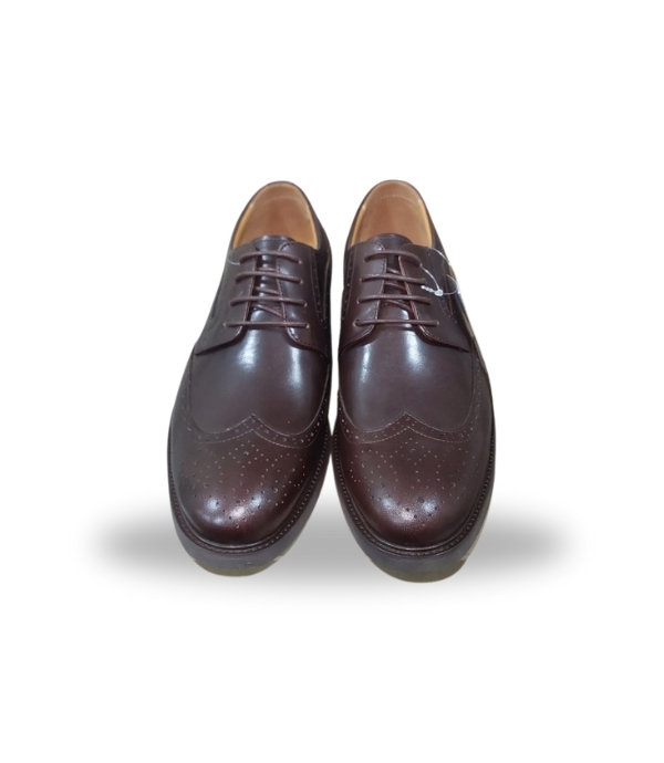 Comfortable Mens Clarks Coffee Lace-Up Shoes